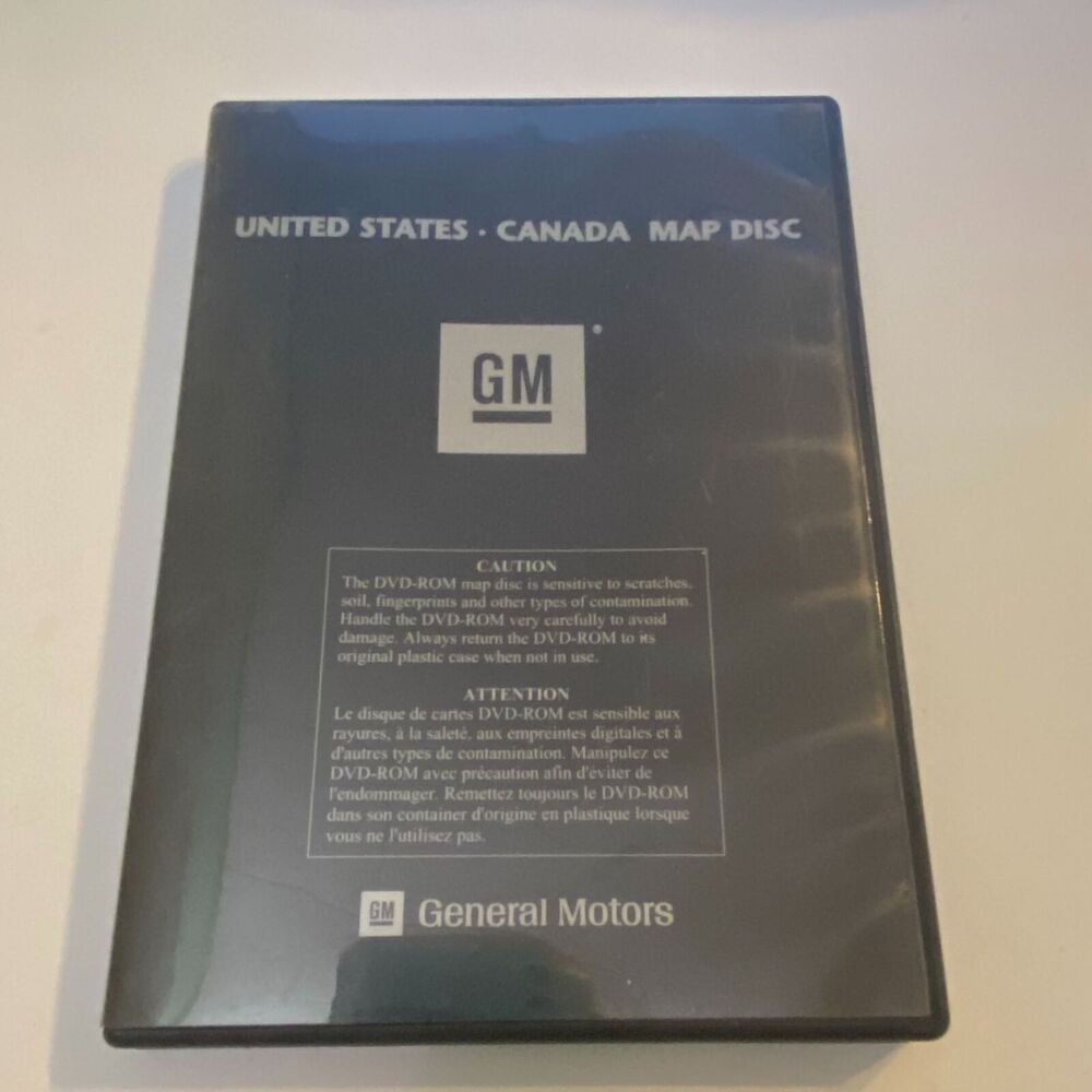 GM Cadillac Navigation Map Disc Version 1.0 Part Number 15906573U 86271-70V850